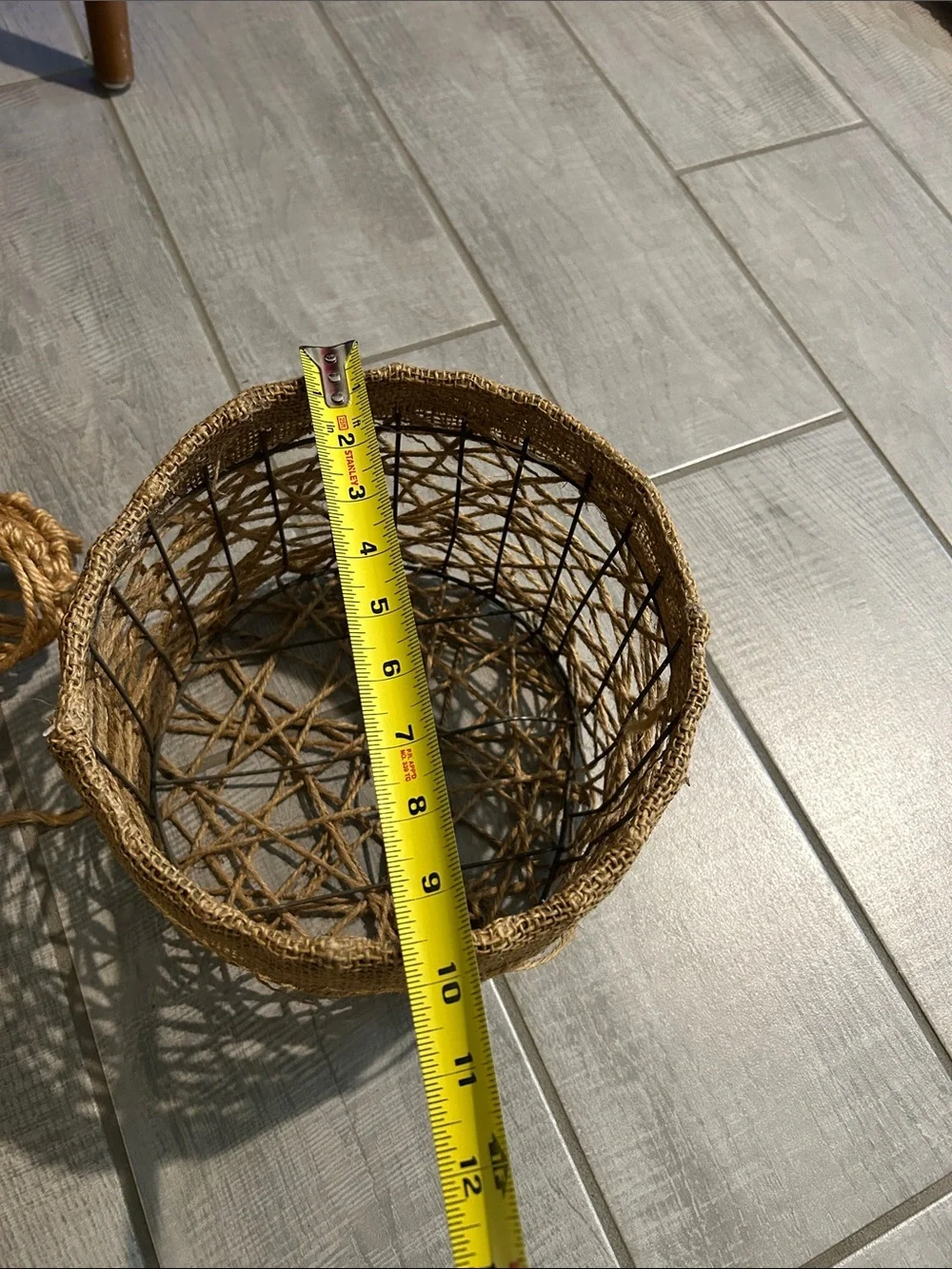 Handmade jute Macrame plant hanger